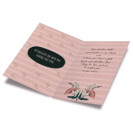 Sympathy Card Loss of Grandma (Grandmother) | Made in America | Eco-Friendly | Thick Card Stock with Premium Envelope 5in x 7.75in | Packaged in Protective Mailer | Prime Greetings
