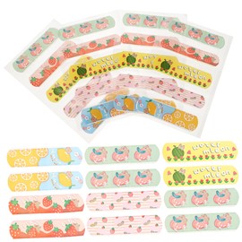 BIUDECO Cartoon Bandge 120pcs Boys and Girls Daily Wound Care Portable Strip Safe Non Stick for Outdoor Travel Random Style