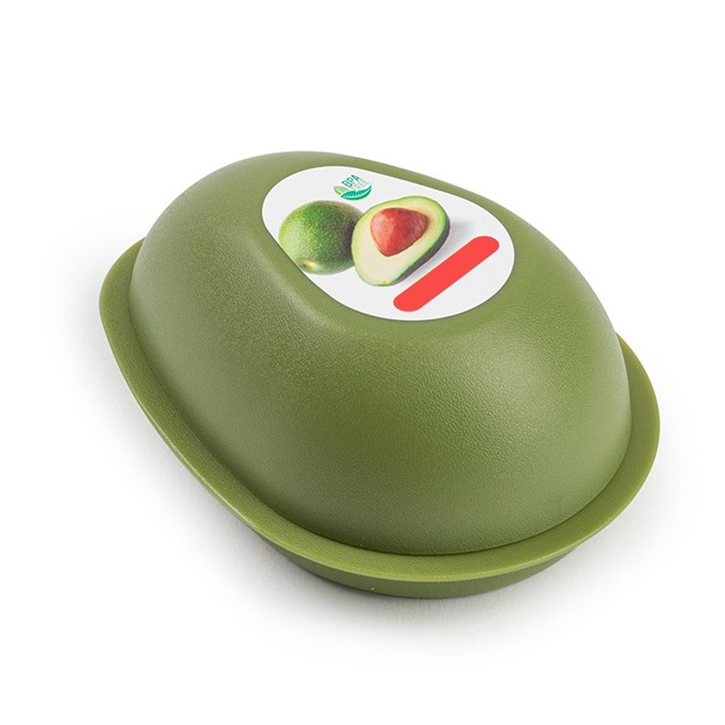 Plastic Reusable Vegetable Storage Box Avocado Safe Box Banana Case