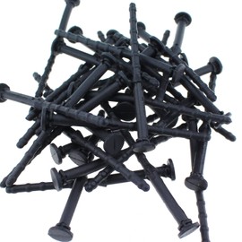 SQXBK 20PCS 66mm PC Case Fans Computer Cooling Fan Mount Screws CPU Fan Mounting Pin Rivet Rubber Noise Absorbtion Anti Vibration Pin Rivet CPU Fan Mounting Pin Rivet, Black