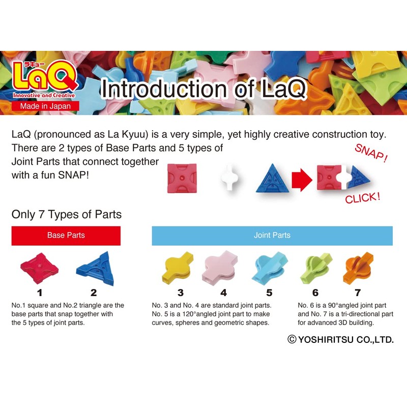 Yoshiritsu LaQ Basic 85/Experience Pack (3D)