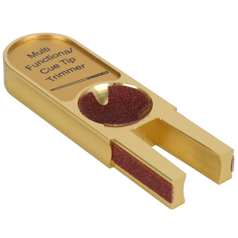 Aluminium Alloy Multifunction Gold U shape Billiards Pool Cue Tip