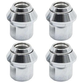 JUUDDENPARTS 4Pcs Alloy Wheel Nuts Set, Wheel Lug Nuts Replacement for Ford Fiesta Focus C-Max Fusion Mondeo Transit Connect Kuga KA Escort Replacement for Volvo S40 V50 V40 C30 C70