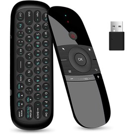 Meentek W1 Universal Air Remote Keyboard Mouse, 2.4GHz for Nvidia Shield, Android TV Box, PC, Smart TV, Projector, HTPC