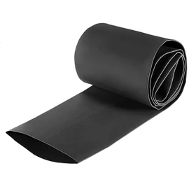 TOP-VIGOR TOP-VIGOR 70mm Heat Shrink Tubing, 1M Length Heat Shrink Sleeving, 2:1 Ratio Heat Shrink Tube for Electrical Insulation, Repairs, Wrap Cable, Wire Connectors, Black