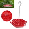 Hex Hummingbird Feeder Horizontal Hanging Bird Feeding Tray for Garden
