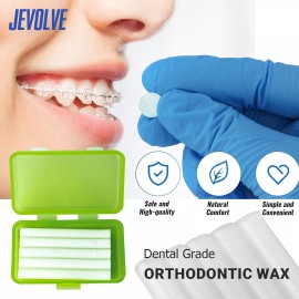 JEVOLVE Dental Grade Orthodontic Wax for Braces & Aligners by JEVOLVE - Multi-Color, 60PCs