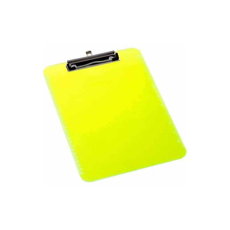 Sparco Transparent Clipboard, neon green