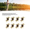8Pcs Artificial Crab Bait 13cm 33.5g Simulation Crab Soft Lure