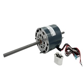 RV AC Fan Motor Replaces Fasco D1092 Coleman mach 1468-3069 7184-0156 7184-0432 Zhongshan Broad-Ocean Y6L457D01L, 1/3HP 115 V 1675/1080RPM 2 Speed Air Conditioner Condenser LEUNGOO Include a Capacitor