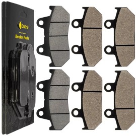 Caltric Front & Rear Brake Pads for Honda GL1500Se Goldwing 1500 Special Edition 88-00