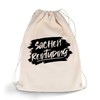 GRAVURZEILE Printed Gym Bag with Saying "Sachen Reintuding - Sports
