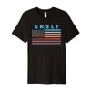 Vintage Sunset American Flag Skelt, West Virginia Premium T-Shirt