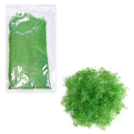 GRDN-013 Diorama Sponge Turf, Approx. 1.4 oz (40 g), Light Green, Lawn, Grass, Wood, Moss, Natural, Powder, Terrarium, Miniature, Fake Moss, Railway Model, Building Model, Box Garden Material, Kira