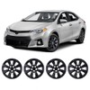 AUTOWIKI 16” Hubcaps for 2009-2019 Toyota Corolla & 2009-2014 Toyota