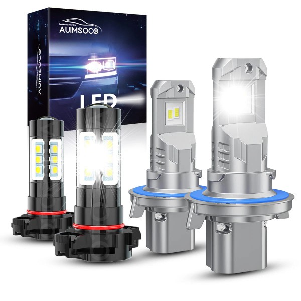 AUIMSOCO For Ford Escape 2008-2010 9008 LED Headlight High-Low Beam