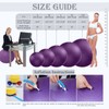 Goonidy Soft Exercise Ball, Large, Burst Protection, Office Ergonomic Supports