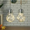 JHY DESIGN Set of 2 Hanging Lamp Outdoor Lights Battery