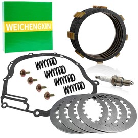 Clutch Kit Heavy Duty Springs & Cover Gasket Compatible with Yamaha TTR125 TTR 125 TTR125L TTR125E TTR125LE 2000-2023