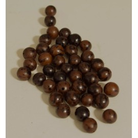 Unbranded Beads Brown Buri Nut Philippine 10mm Beads