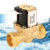 Cunyuer DC 12V 3/4 Inch Normally Closed Brass Electric Solenoid
