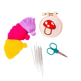 Littledream 100 Pcs Needles Sewing Hand Embroidery No.6 Thread Quilting Cross Stitch Beading 2.25 Inch Long Straight Sharp Needle Kit Craft Lampwork