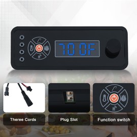 Digital Charcoal Grill & Smokers Thermometer Controller Panel Replacement Compatible with Masterbuilt Gravity Series 560, Non-WiFi Controller