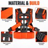 Adjustable Brush Cutter Harness for Yard Work – Padded Double