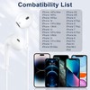 Anufuup 2 Packs-for iPhone Headphones Wired Earbuds/Earphones Nosie Reduction Built-in