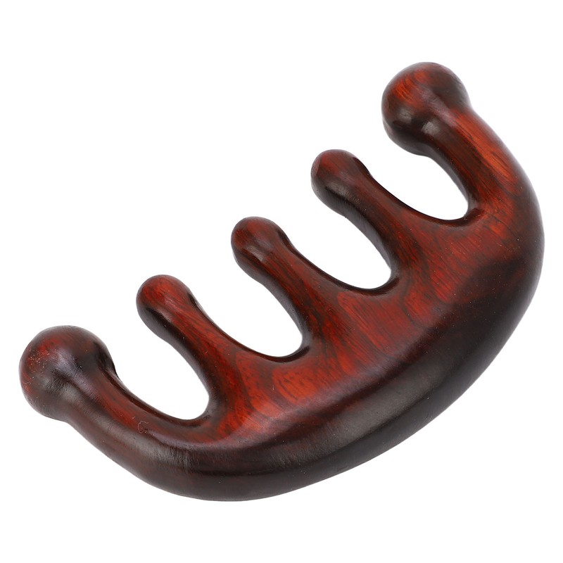 Wood Scalp Meridian Comb Stress Relief Prevent Static Wide Tooth