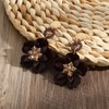 Solighter Bohemian Acrylic Flower Stud Earrings for Women Resin Flower