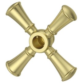 Pfister, HHL-089TBBG, Tisbury Shower Trim Cross Handle, Brushed Gold