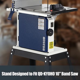 QD-KYOHO Professional Stand for 10" Band Saw – Lightweight & Durable, 12.5 lbs Heavy-Duty Steel Stand with Non-Slip Feet for Stability