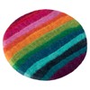 Maharanis Fairtrade Hand-Felted Coaster Underlay 21 cm Rainbow Pure Wool
