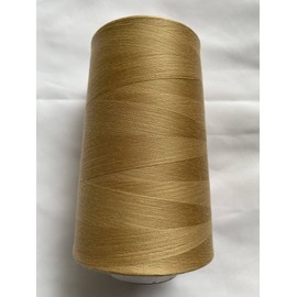 Jumbo Spool of Polyester Textured Sewing Thread fine Count for Serger / Overlock Machine 60/2 – 0.1mm Jumbo Spool Total Length : 25632 Yard. Weight: 1.1 Lbs