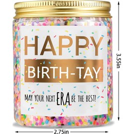 Music Lover Happy Birthday Scented Candle with Lavender Scentfor Taylor Fans -Birthtay Merch Gifts with Next Era for Party Decorations, Mother's Day Nurse Graduation Gift for Swiftes