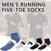Kevaler Men's Toe Socks Five Finger Socks Cotton Trainer Socks