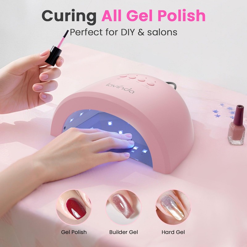 UV LED Nail Lamp for Gel Polish, 48W UV Light