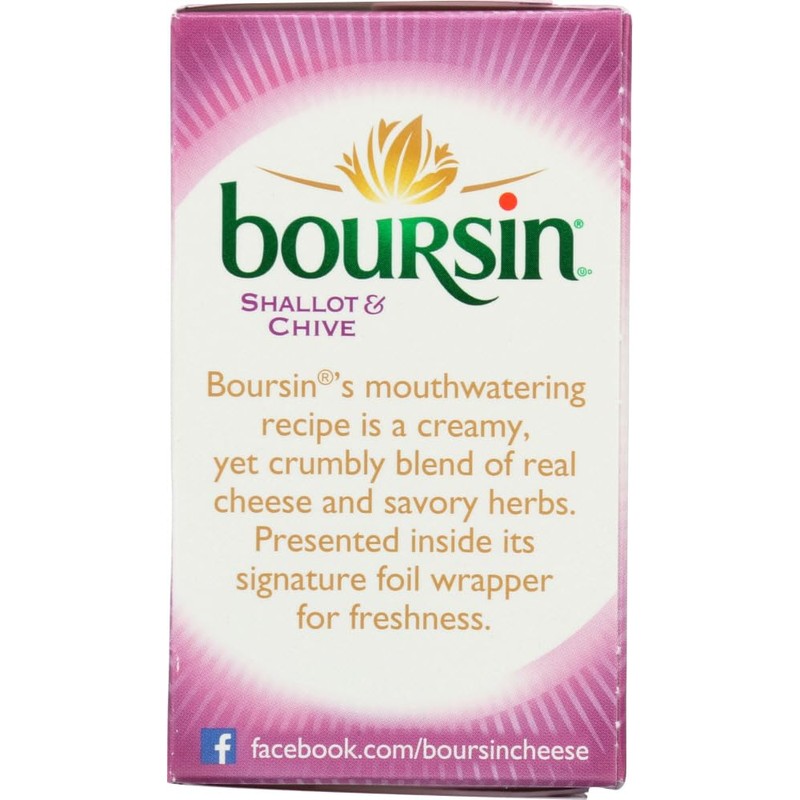 Boursin Shallot and Chive Cheese Spread, 5.2 Ounce -- 6