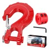 Nilight Forged Steel Winch Hook 3/8" Grade 70 Safety Latch
