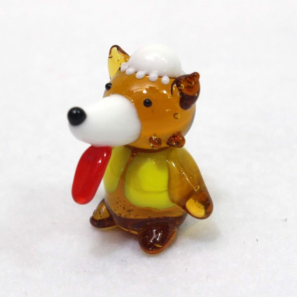 Forkart CKK532 Cute Handmade Glasswork Wolf