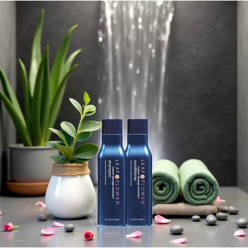 Leaf & Flower Shampoo & Conditioner 12 oz Duo Set