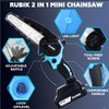 Mini Chainsaw Cordless, 8 Inch &6 Inch Electric Chain Saw,