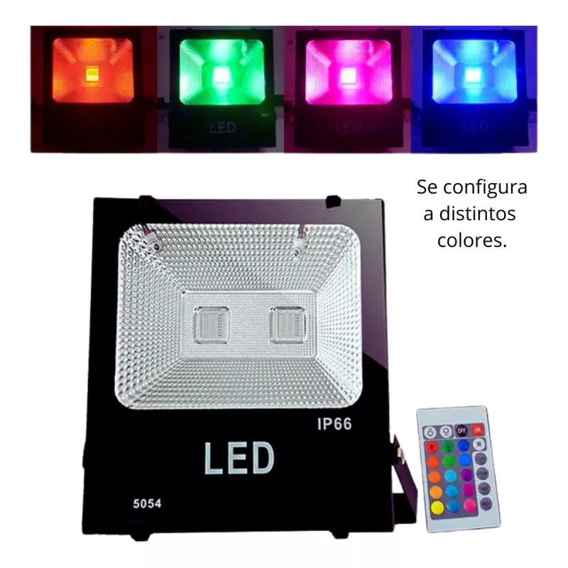 Found Reflectores Led Rgb De 50w Ip66 Para Exterior Color