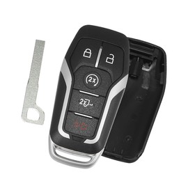 TUCKBOLD Key Fob Shell Case for Ford F150 F250 Truck 2015-2017 5 Buttons Plastic Replacement | Keyless Entry Remote Control Key Shell Case 1 Pcs