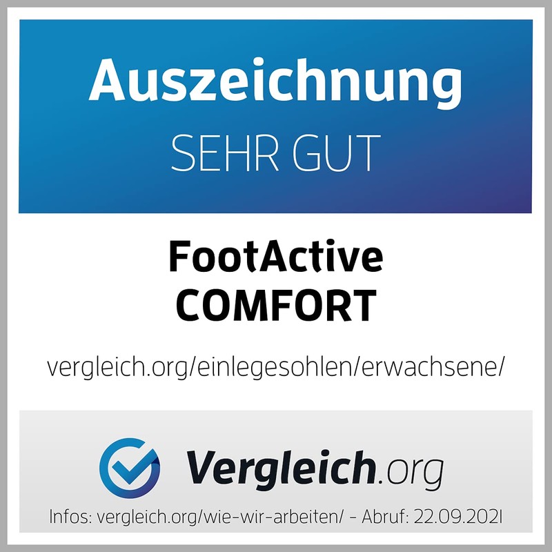 FootActive Comfort Original Brand Insoles, Wonderful Walking Comfort for Feet,