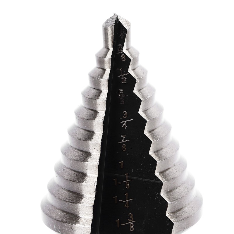 5Pcs Step Drill Bit Set Alloy Steel High Accuracy Multifunctional