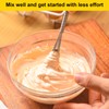 5 Pack Stainless Steel Mini Whisks Set with Egg Separator