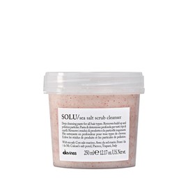 Davines SOLU Sea Salt Scrub Cleanser  Exfoliante de sal marina para cuero cabelludo  250 ml                                                           