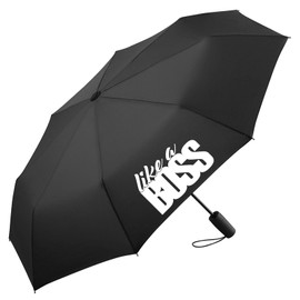 Huuraa Umbrella like a Boss Saying Gift 98 cm Black Double Automatic Like a Boss Gift Idea